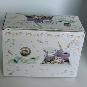 🦄 coffret brûleur & diffuseur de parfum – licorne arc‑en‑ciel