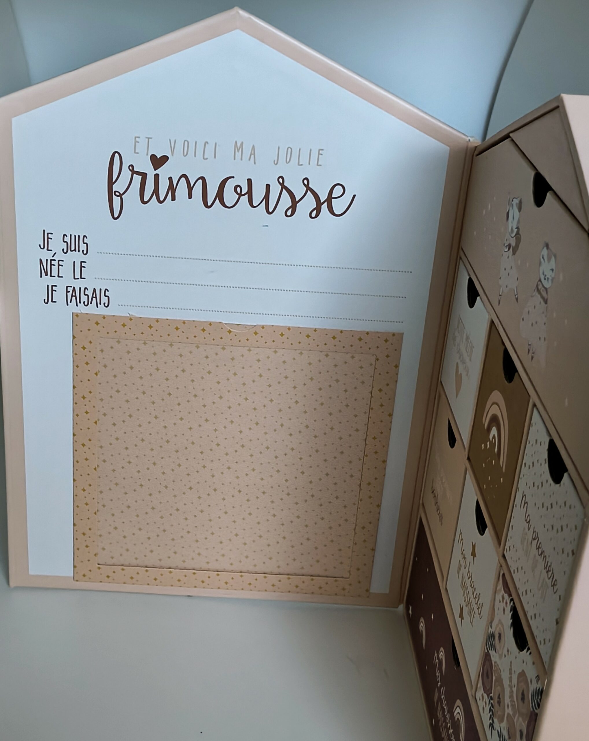 boite souvenir fille