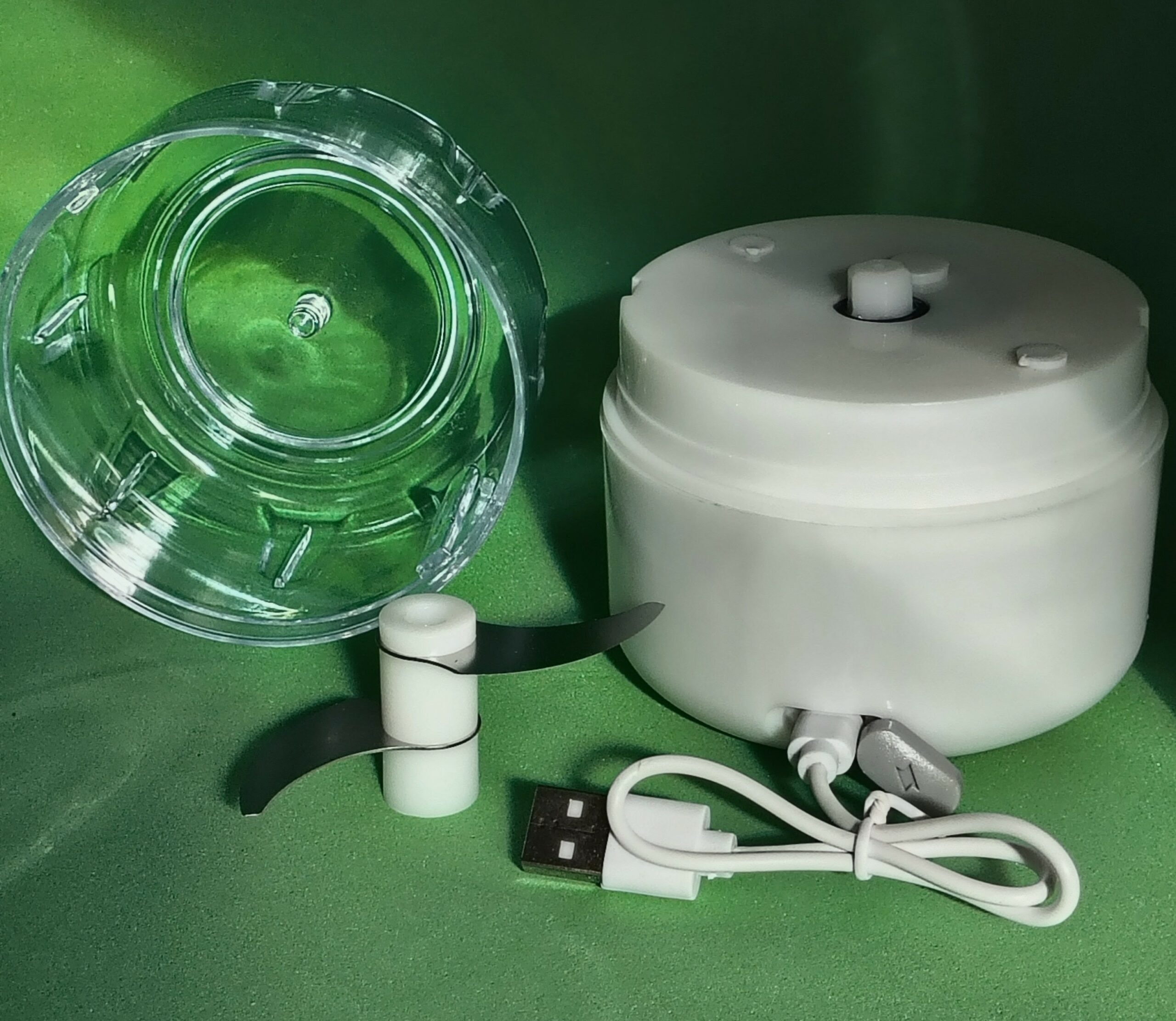 hachoir multifonctions rechargeable usb – ideal home – 100 ml